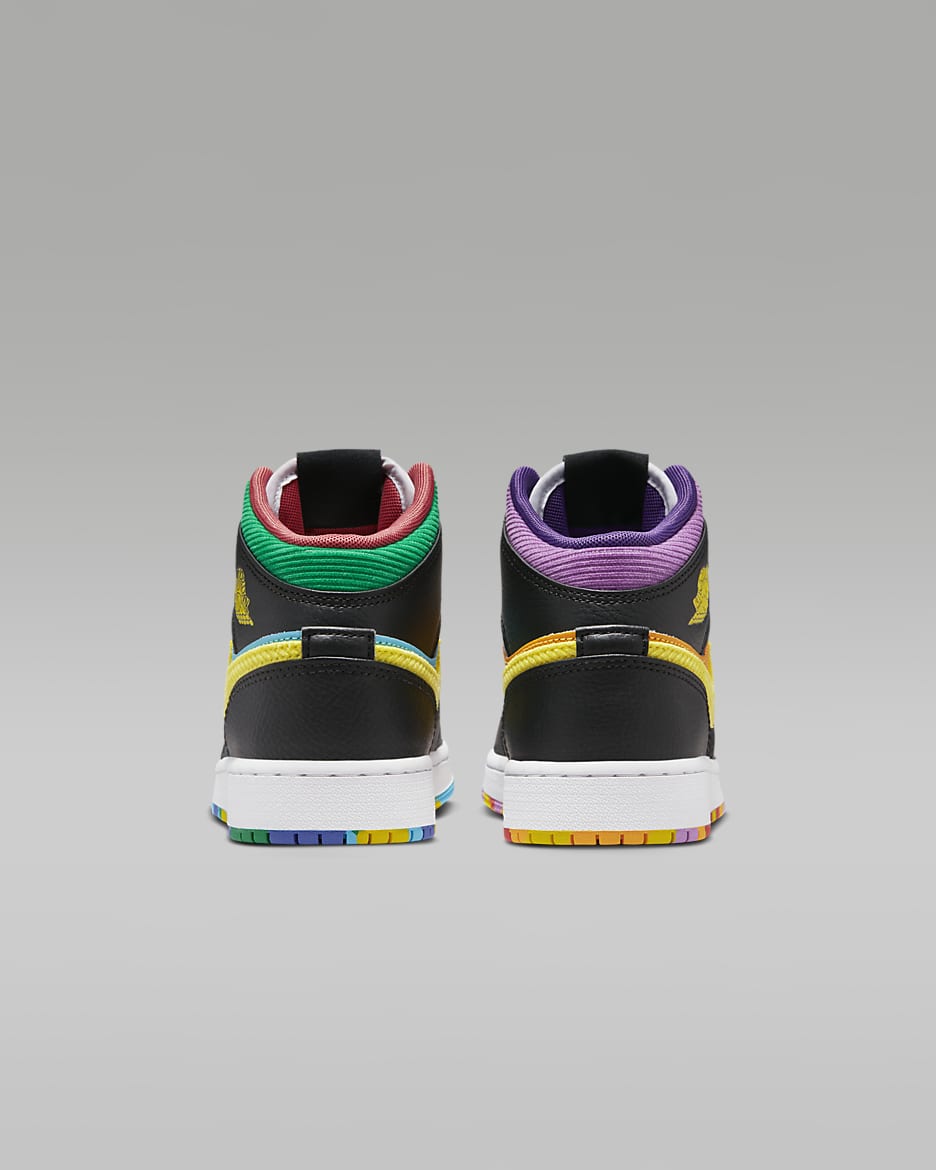 Air jordan 1 mid gs multicolor store
